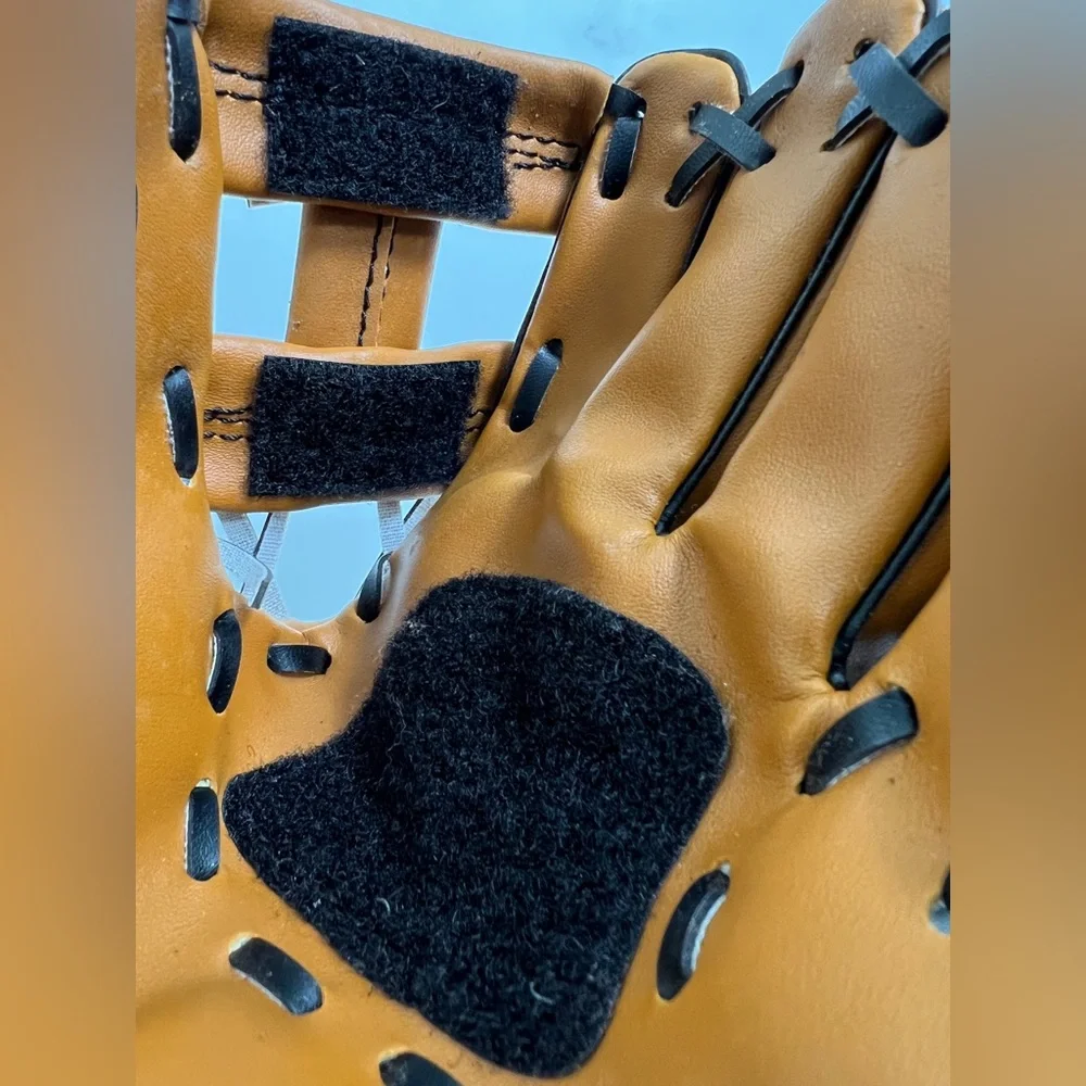 Kids Baseball Glove softball mitts by Wide Ball Brown with black accents